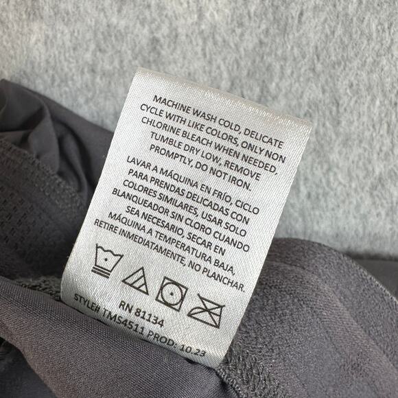 Tec-One Shorts Womens XL Dark Gray Elastic Waist Drawstring Athleisure Athletic - Picture 6 of 6